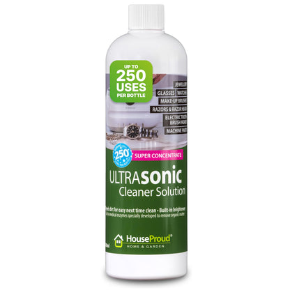 HouseProud Ultrasonic Cleaner Solution – 500ml Concentrated Formula